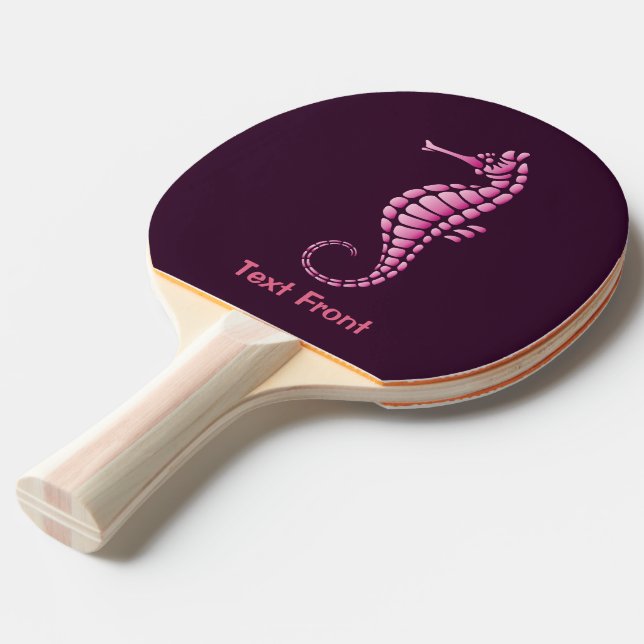 Raquette De Ping Pong Rose hippocampe (Devant Angle)