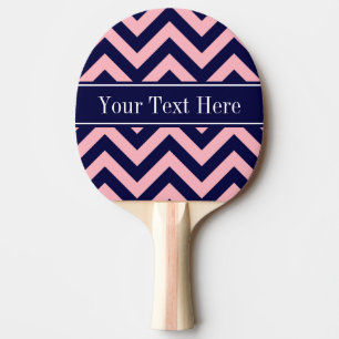 Raquette De Ping Pong Rose, Marine Bleu LG Chevron Nom de la marine Mono