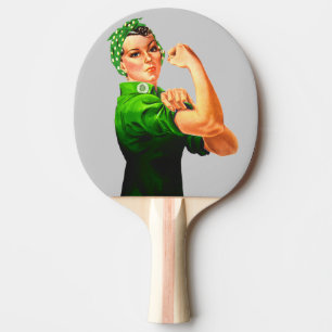 Raquette De Ping Pong Rosie le rivoir - les militaires soutiennent