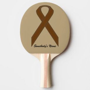 Raquette De Ping Pong Ruban Brown standard par Kenneth Yoncich
