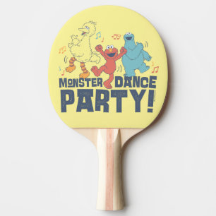 Raquette De Ping Pong Rue Sésame   Monster Dance Party