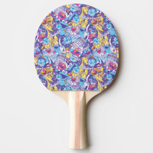 Raquette De Ping Pong Rue Sésame  Motif de danse Super