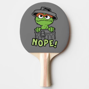 Raquette De Ping Pong Rue Sésame   Oscar le Grouch Nope!