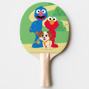 Raquette De Ping Pong Rue Sésame   Tango Avec Grover & Elmo
