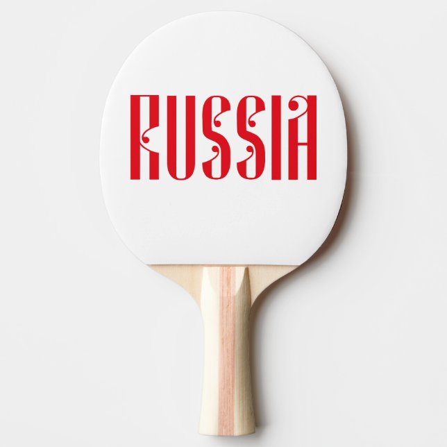 RAQUETTE DE PING PONG RUSSIE (Devant)
