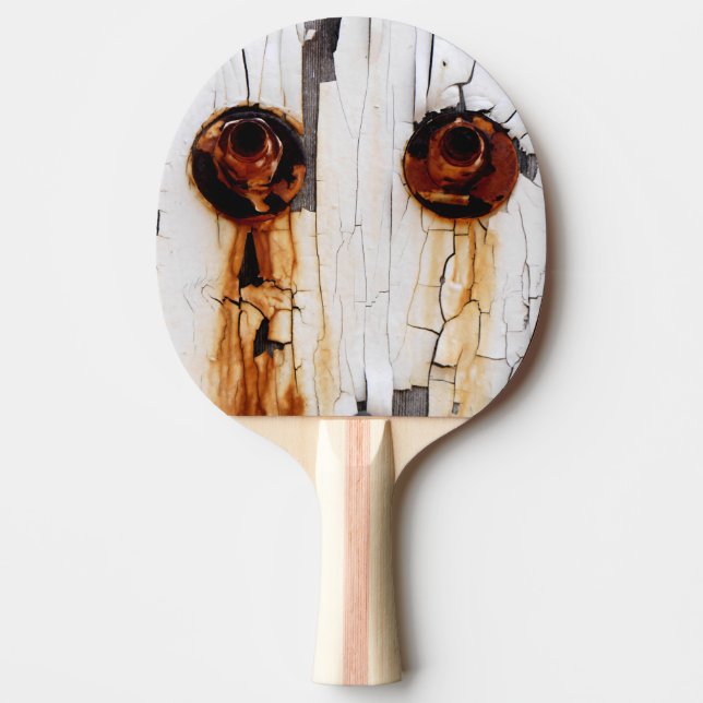 Raquette De Ping Pong Rusty Bolts Nuts et Peeling Paint (Devant)