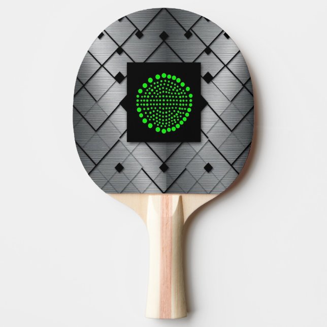 Raquette De Ping Pong Rythme Chrome Pong (Devant)