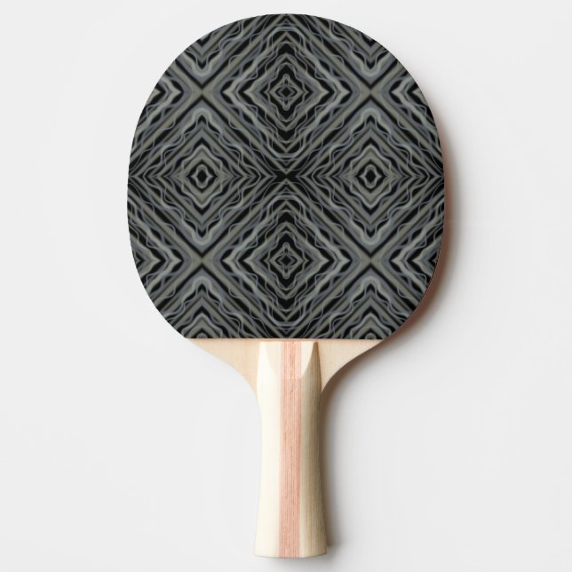 Raquette De Ping Pong Rythme pulsif Art Abstrait moderne Illustration (Devant)