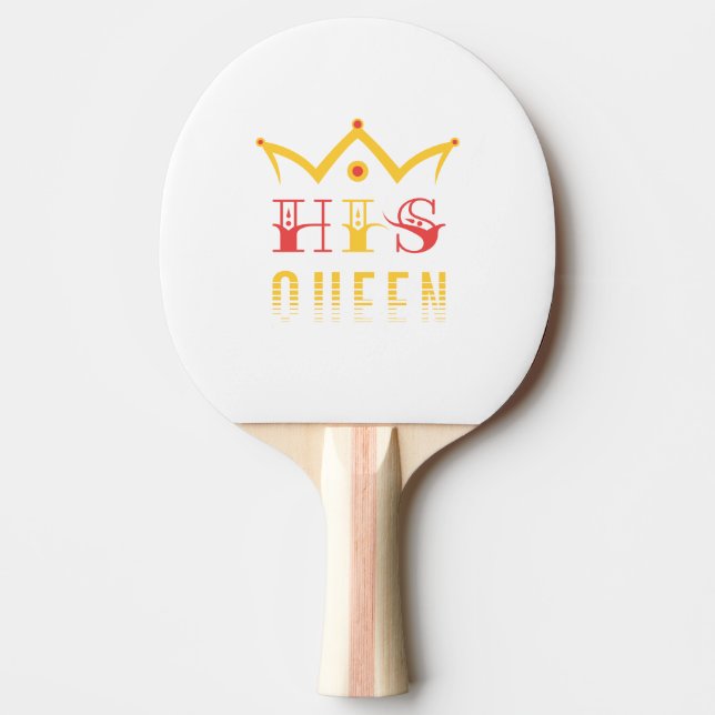 Raquette De Ping Pong Sa Reine (Devant)
