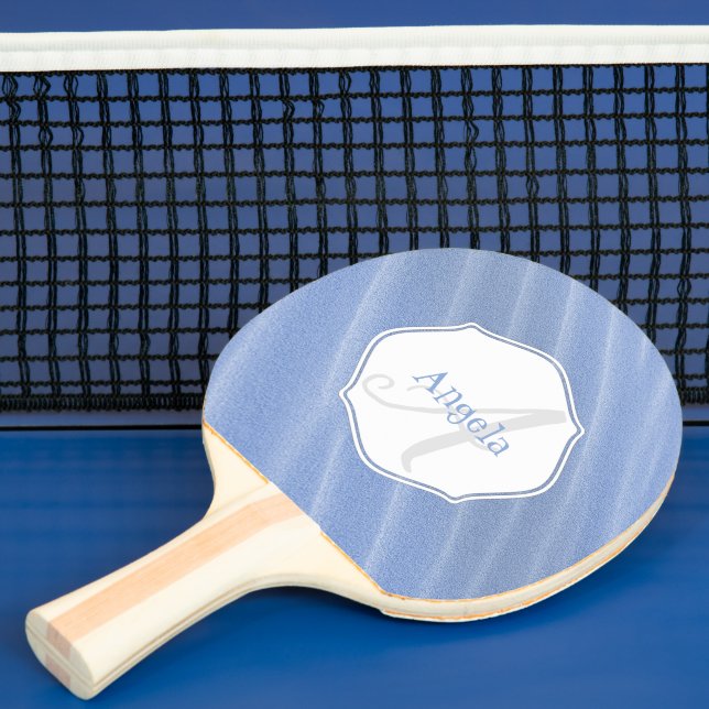 Raquette De Ping Pong Sable Bleu Ripples Ping Pong Personnalisé (Insitu)