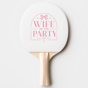Raquette De Ping Pong Sac fourre-tout de la femme de la fête