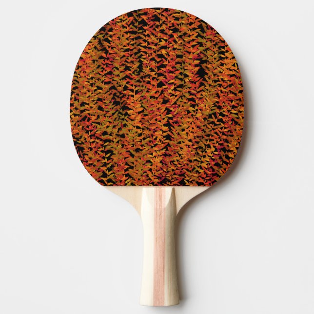 Raquette De Ping Pong Saison d'automne Feuillage de couleurs changeantes (Devant)