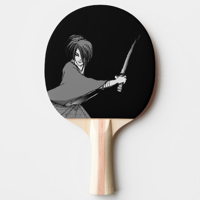 Raquette De Ping Pong SAMURAI manga japon (Devant)