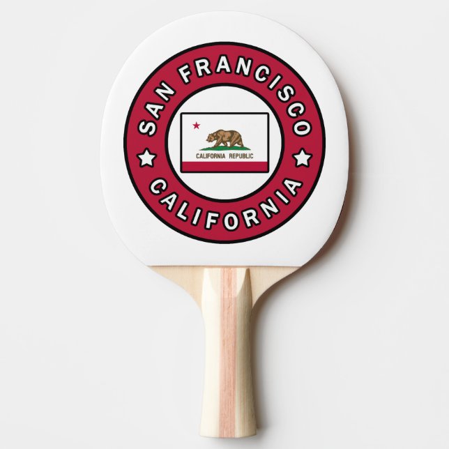 Raquette De Ping Pong San Francisco Californie (Devant)