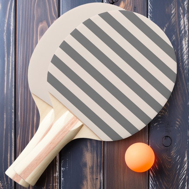 Raquette De Ping Pong Sandcastle Pink Polo Stripes et Solide (Créateur téléchargé)