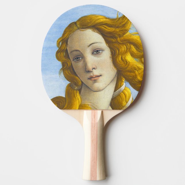 Raquette De Ping Pong Sandro Botticelli - Détail de la naissance de Vénu (Devant)