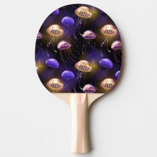 Raquette De Ping Pong Sans joint avec méduse éclatante