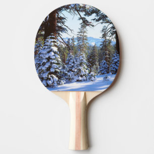 Raquette De Ping Pong Sapins rouges enneigés dans la High Sierra 2