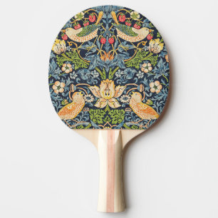 Raquette De Ping Pong Schéma floral William Morris Strawberry Thief