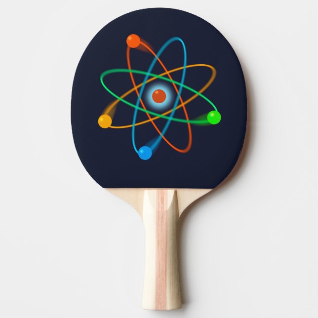Raquette De Ping Pong Science de la structure atomique (Devant)