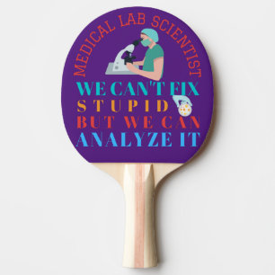 RAQUETTE DE PING PONG SCIENTIFIQUE DE LABORATOIRE MÉDICAL NE PEUT PAS RÉ