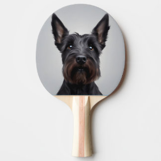Raquette De Ping Pong Scottish Terrier