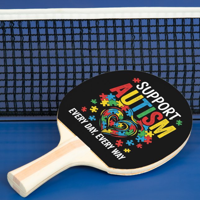 Raquette De Ping Pong Sensibilisation à l'autisme (Insitu)