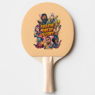 Raquette De Ping Pong Sentez le feu de la victoire