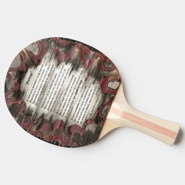 Raquette De Ping Pong Sentiments (Côté)