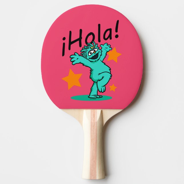 Raquette De Ping Pong Sesame Street | ¡Hola! Rosita (Devant)