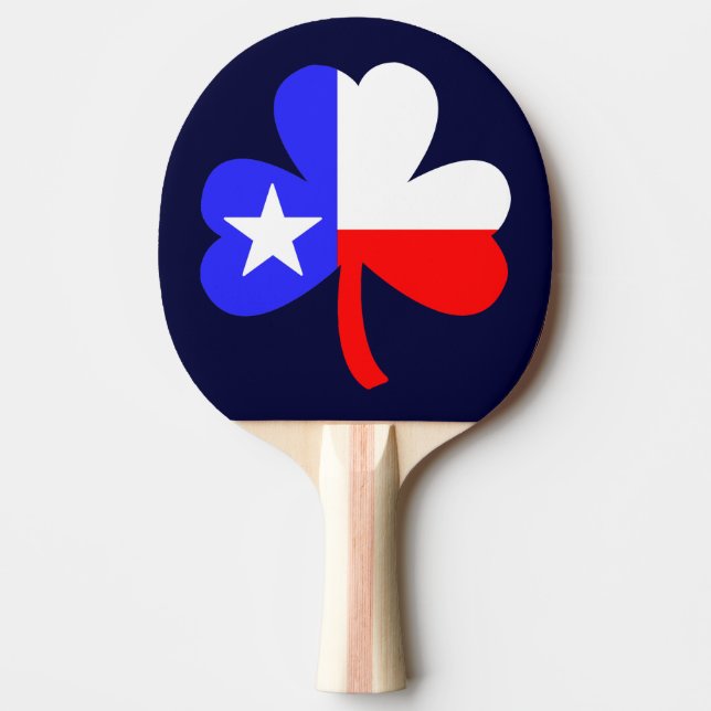 Raquette De Ping Pong Shamrock du Texas (Devant)