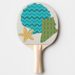 Raquette De Ping Pong Shell Motifs II