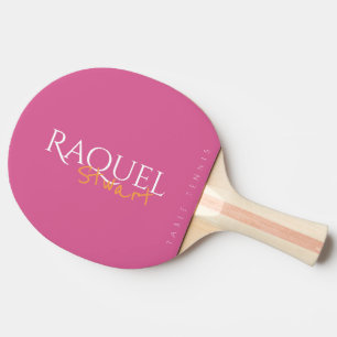 Raquette De Ping Pong Signature ping-pong rose féminin