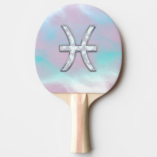 Raquette De Ping Pong SIGNE Zodiaque Pisces Mère stylish de Pearl