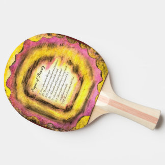 Raquette De Ping Pong Signes de beauté