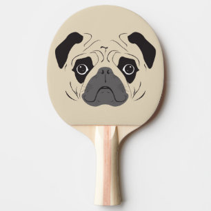 Raquette De Ping Pong Silhouette Carlin face