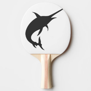Raquette De Ping Pong Silhouette de poisson marlin - Choisir la couleur