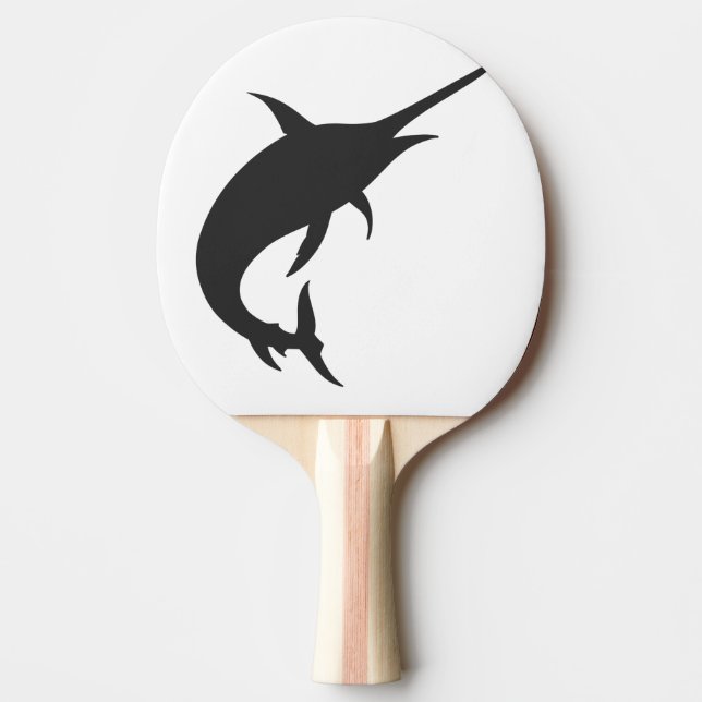 Raquette De Ping Pong Silhouette de poisson marlin - Choisir la couleur  (Devant)