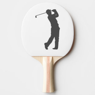 Raquette De Ping Pong Silhouette du joueur de golf
