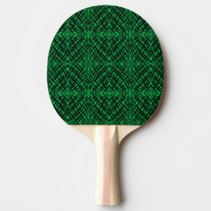 Raquette De Ping Pong Simple Scribble   Carreaux miroir   Vert  