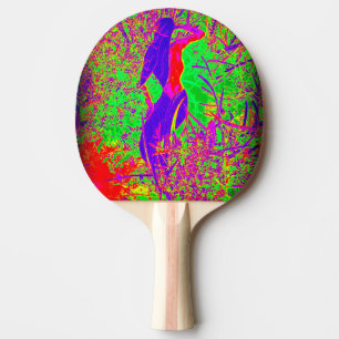 Raquette De Ping Pong sirène d'hippie super