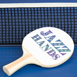 Raquette De Ping Pong SlipperyJoe's comédie musicale Broadway Jazz Hands