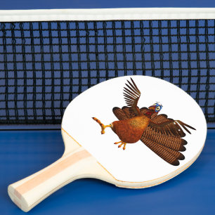 Raquette De Ping Pong SlipperyJoe's Thanksgiving gobble de manière respo