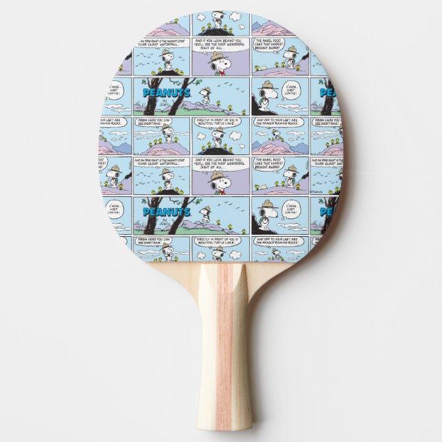 Raquette De Ping Pong Snoopy & Friends | Aller Randonnée (Devant)