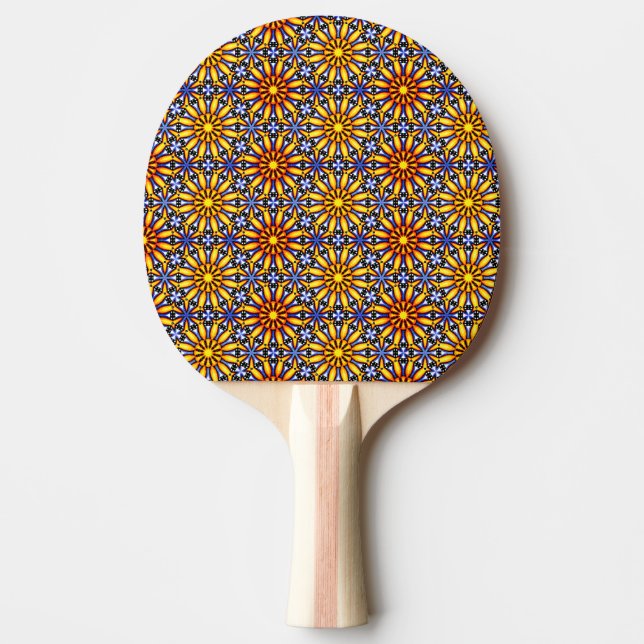 Raquette De Ping Pong Soleil céleste Mandala (Devant)