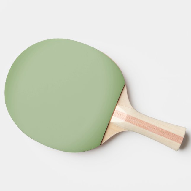 Raquette De Ping Pong Solid Jade Green Celadon  (Côté)