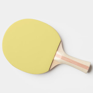 Raquette De Ping Pong Solide Pastel Jaune moderne