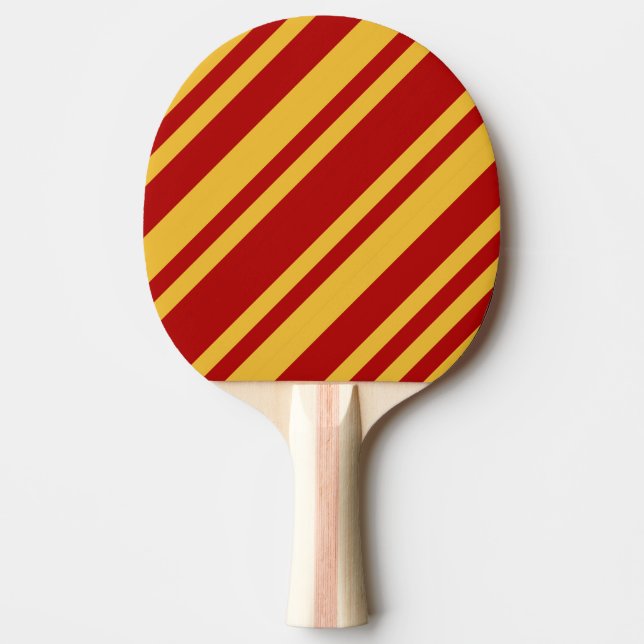Raquette De Ping Pong Sorcier Rouge et Or (Devant)