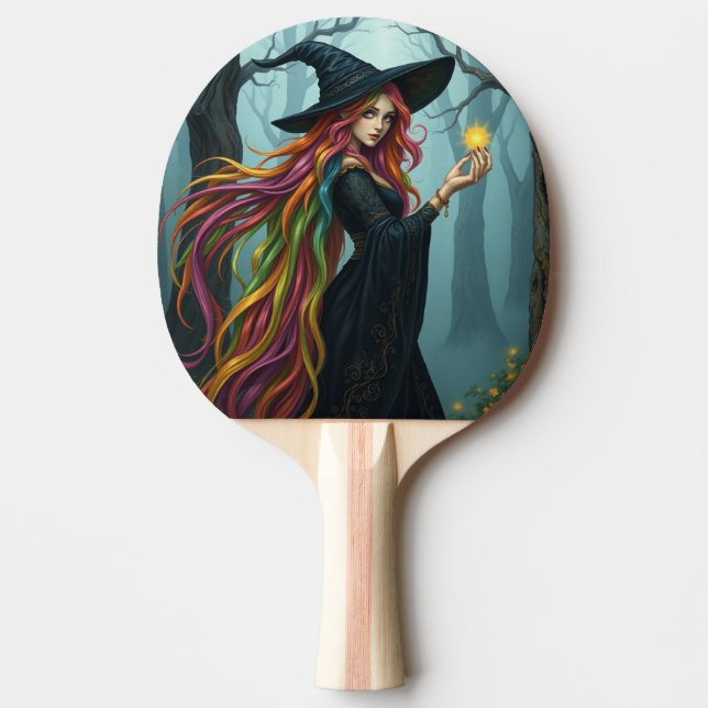 Raquette De Ping Pong Sorcière (Devant)