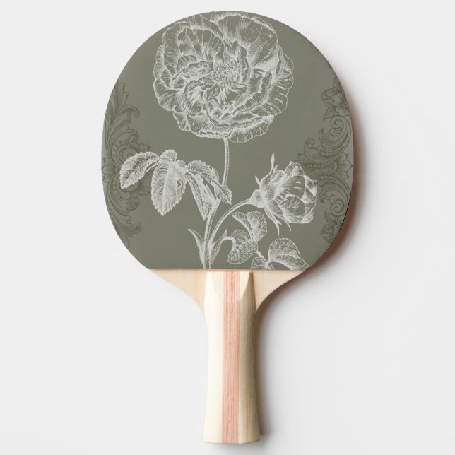 Raquette De Ping Pong Soulagement floral I (Devant)